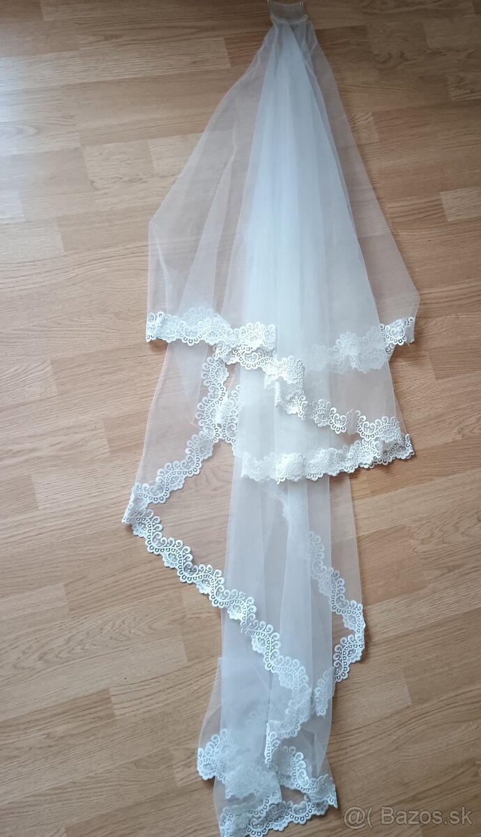 Svadobné šaty 36-38,S-M - 6