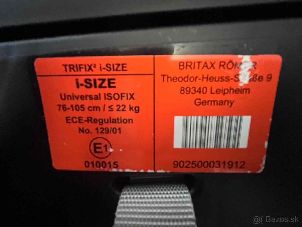 Autosedačka BRITAX RÖMER TRIFIX 2 i-SIZE - 6