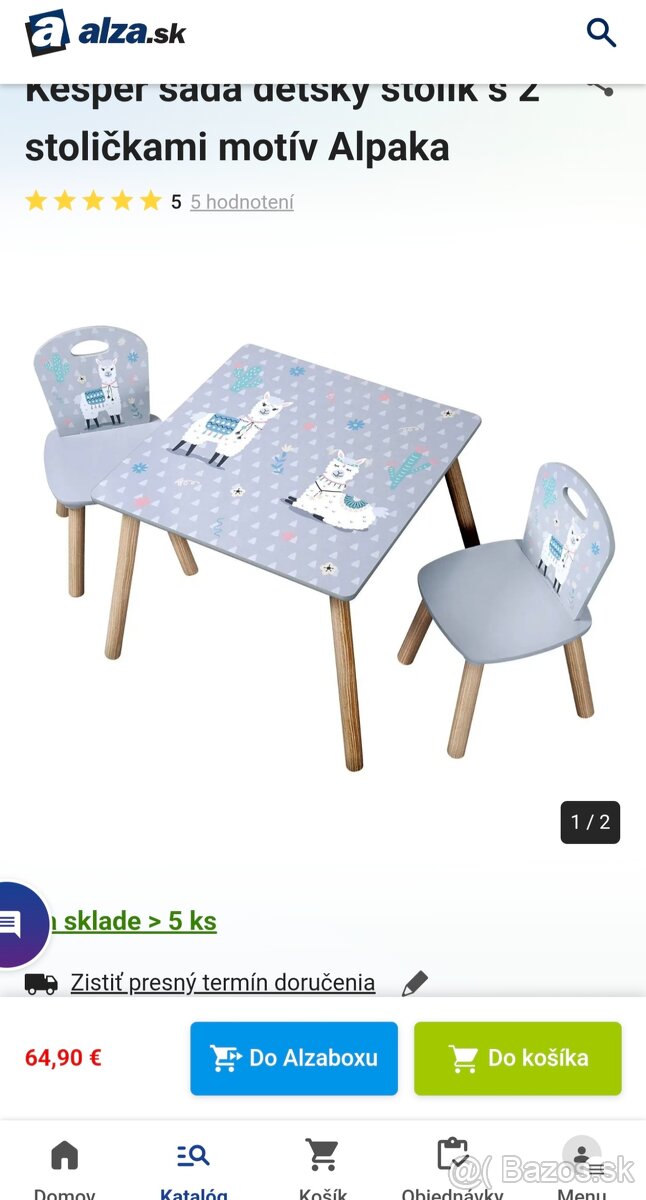 Detský stolík so stoličkami Kesper - 6