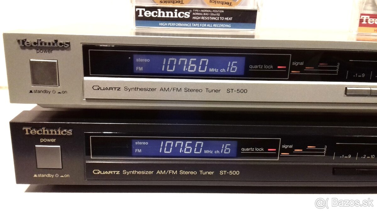 Tuner TECHNICS ST-500, super zvuk, QUARTZ, JAPAN, AT05, AT30 - 6