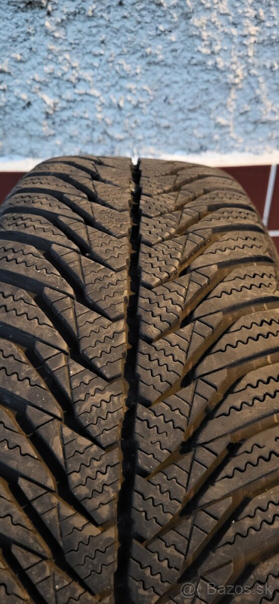 Plechové disky R14, 4x100 6Jx14H2 + zimné pneu - 6