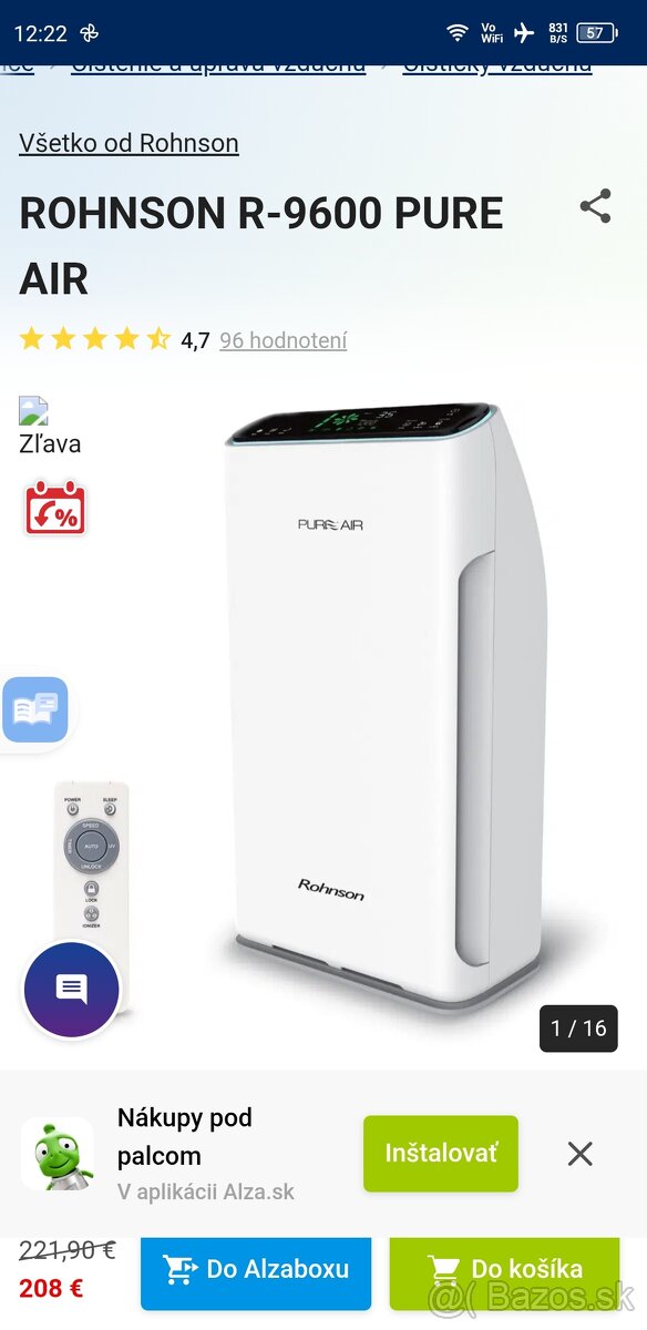 Cisticka vzduchu Rhonson Pure Air - 6