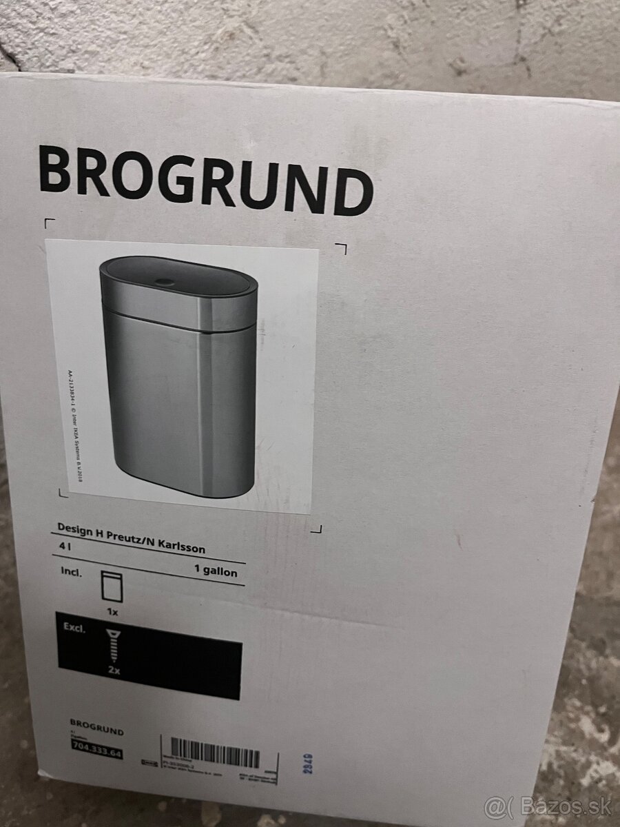 Nerezový kôš + WC kefa IKEA - 6