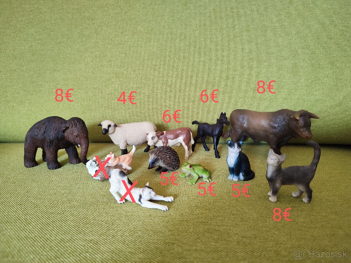 schleich , figúrky , Schleich, zvieratká - 6