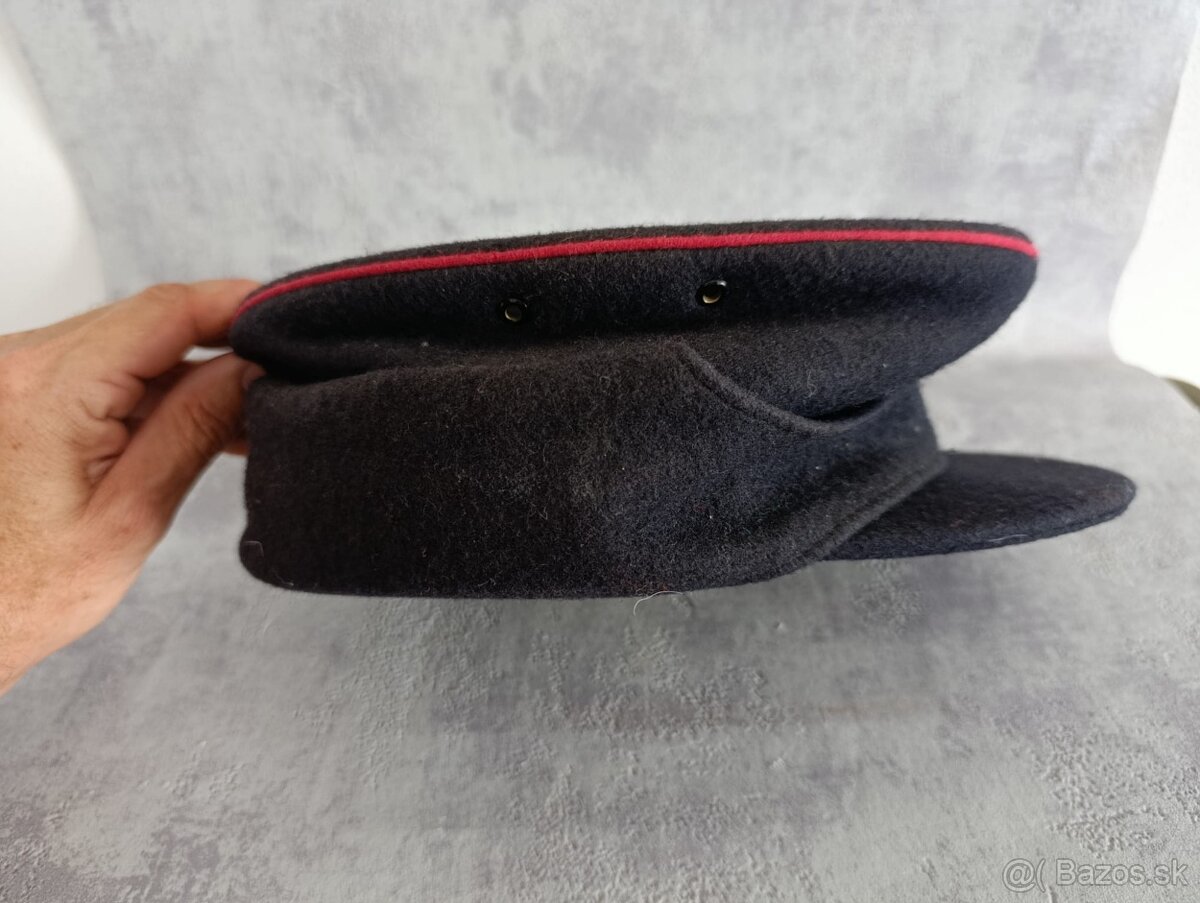 Stará německá hasičská čepice se znakem - 6