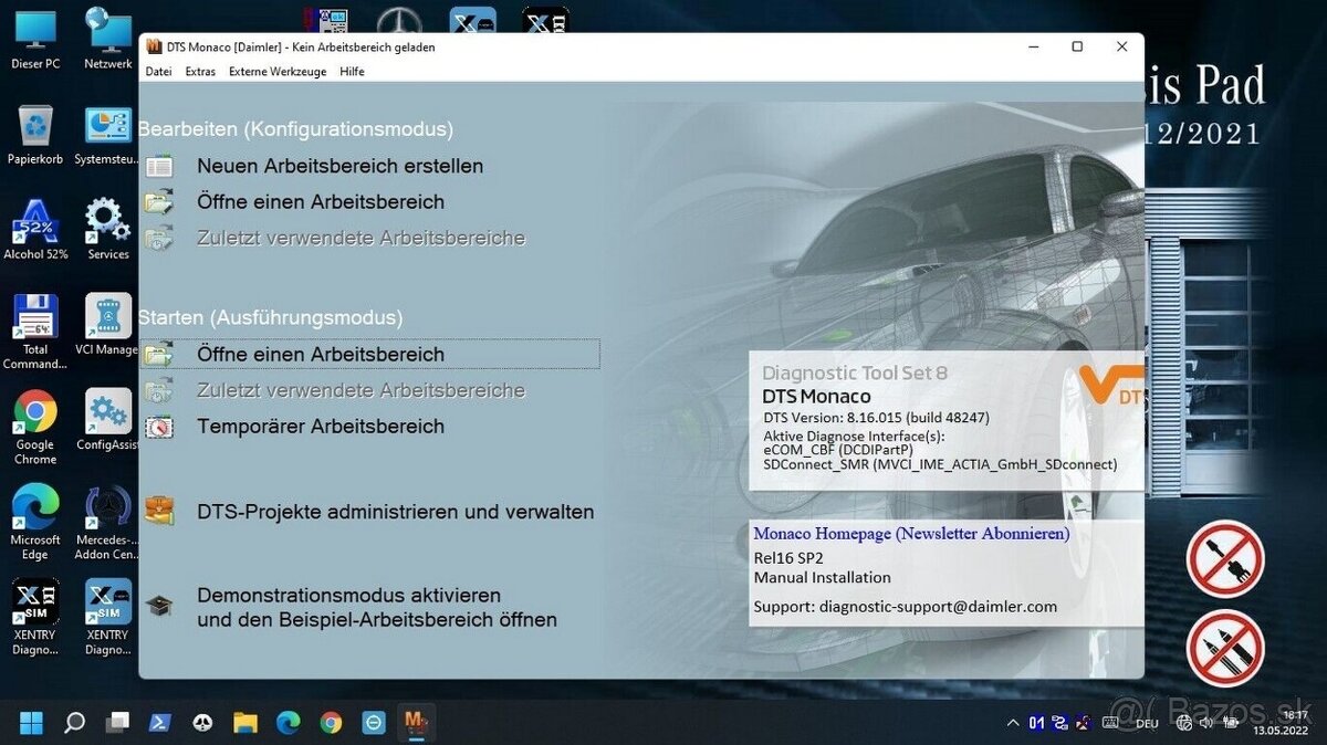 Laptop Mercedes + multiplexer C4 Xentry StarDiagnose12 2021+ - 6