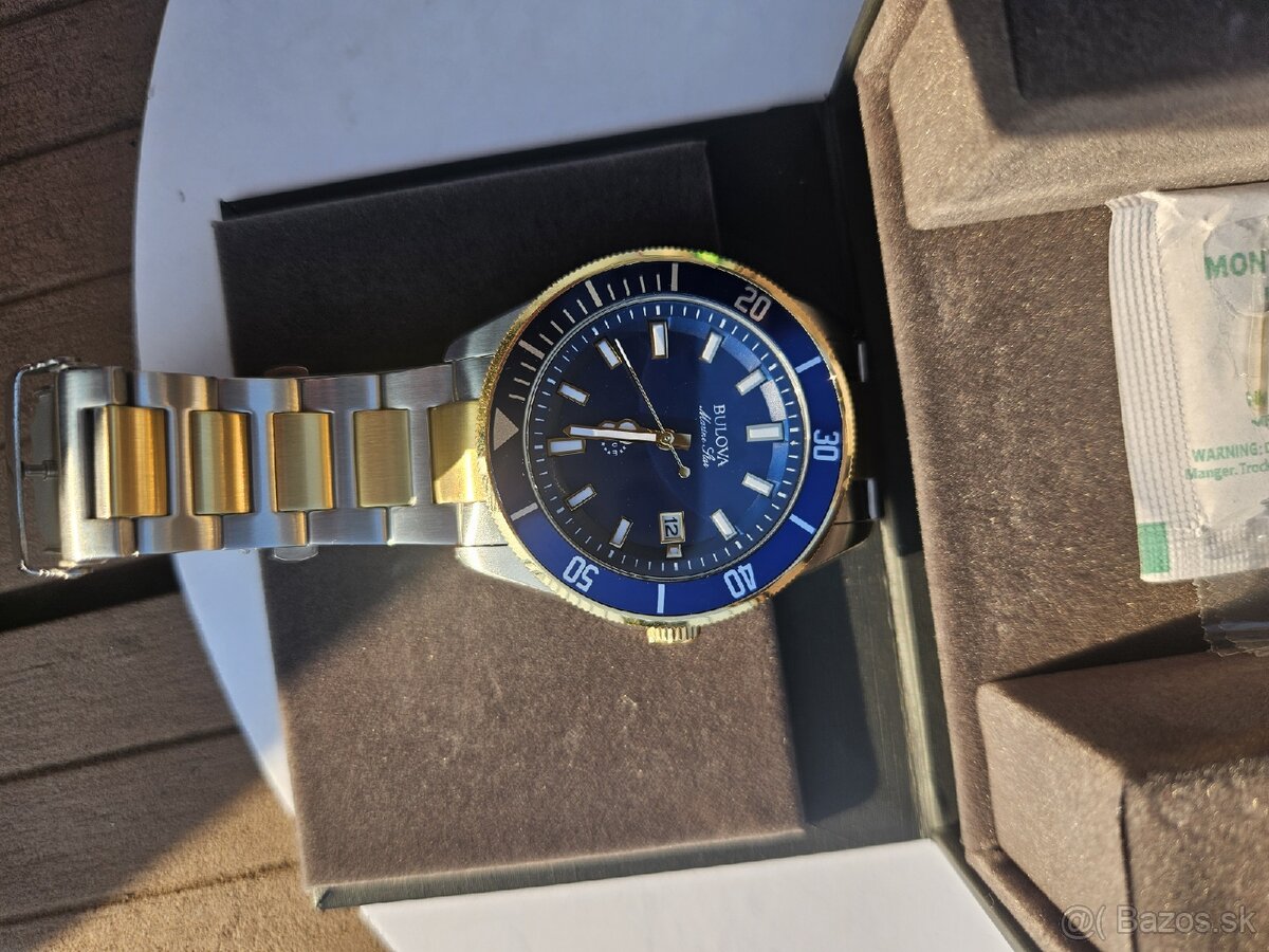 Bulova marinestar diver 100m nové - 6
