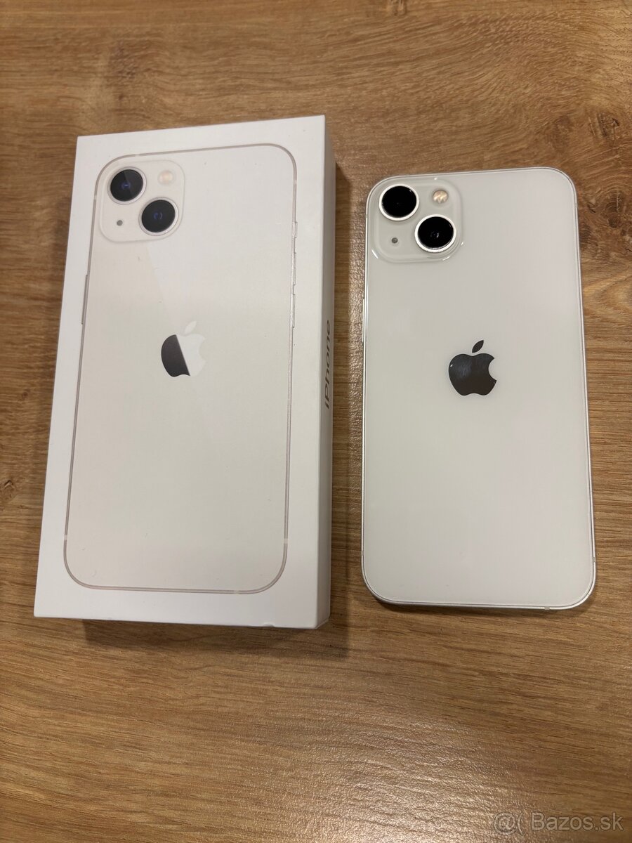 Predám iPhone 13 Biely , 128GB - 6