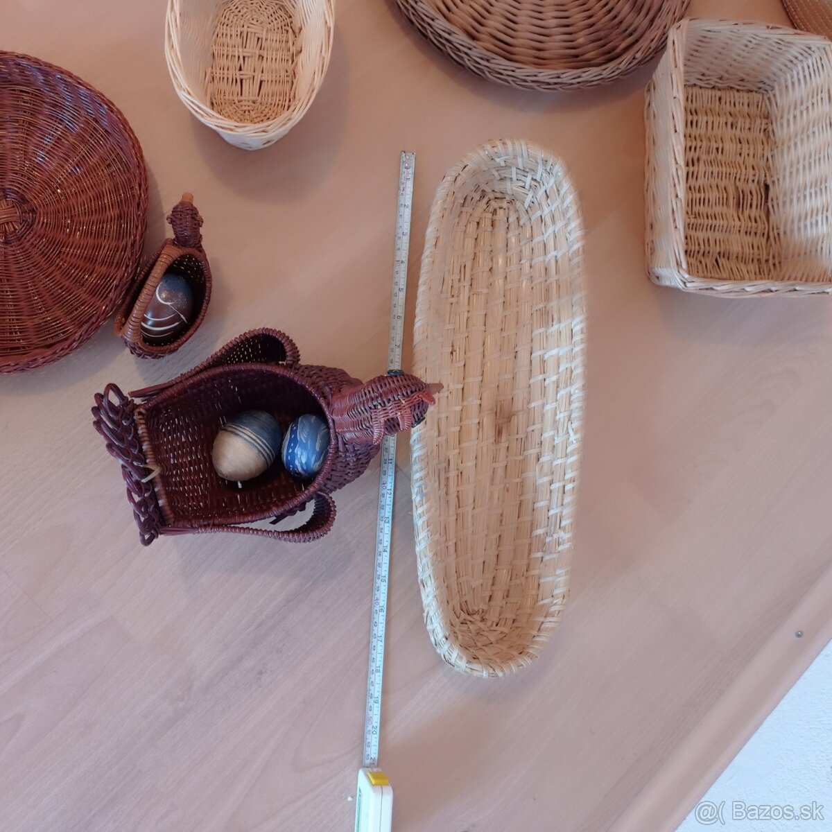 prútený košík - LACNO výber z 12 kúskov - 6