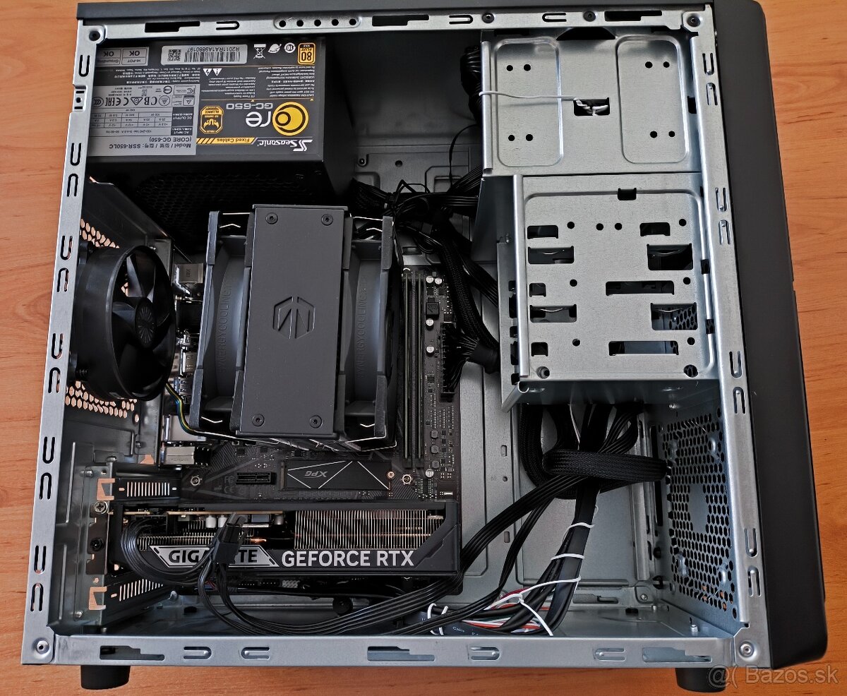 celý PC:Ryzen5600;RTX5060-8GB;32GB-DDR4;2TB-M.2;24"LCD - 6
