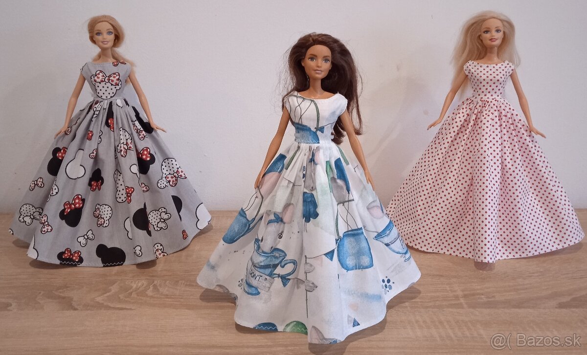 Barbie-dlhe šaty pre Barbie - 6