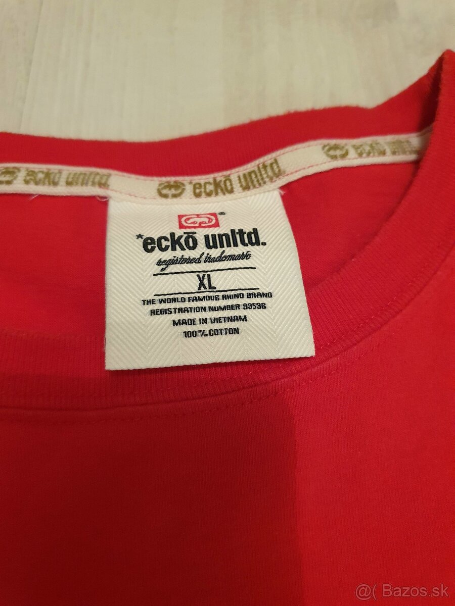 Tričko pánske, zn. Ecko Unlimited - červené - 6