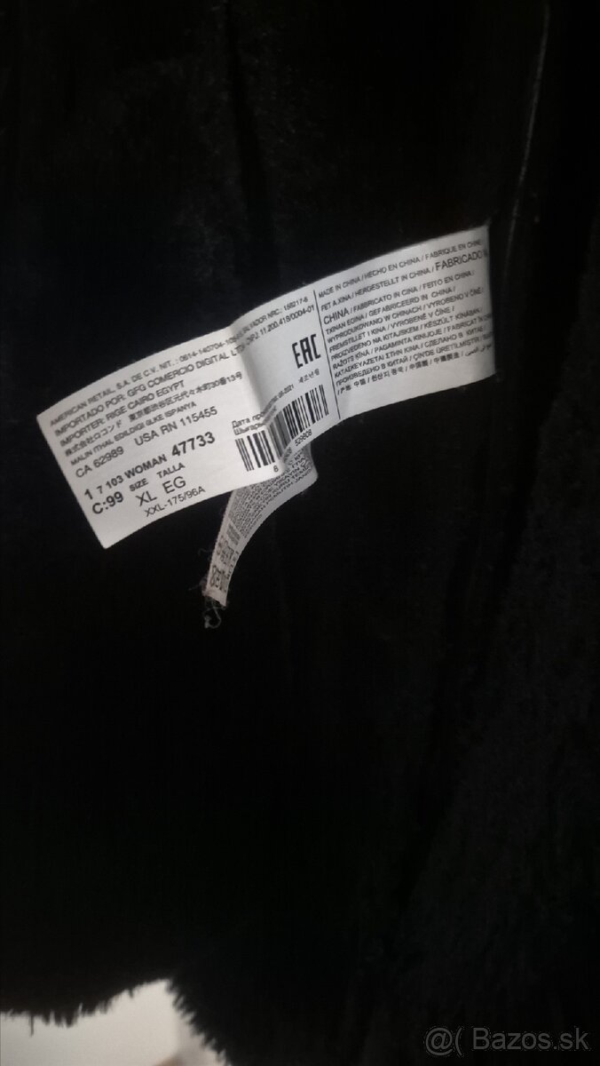 Kožušinková bunda Mango xl - 6