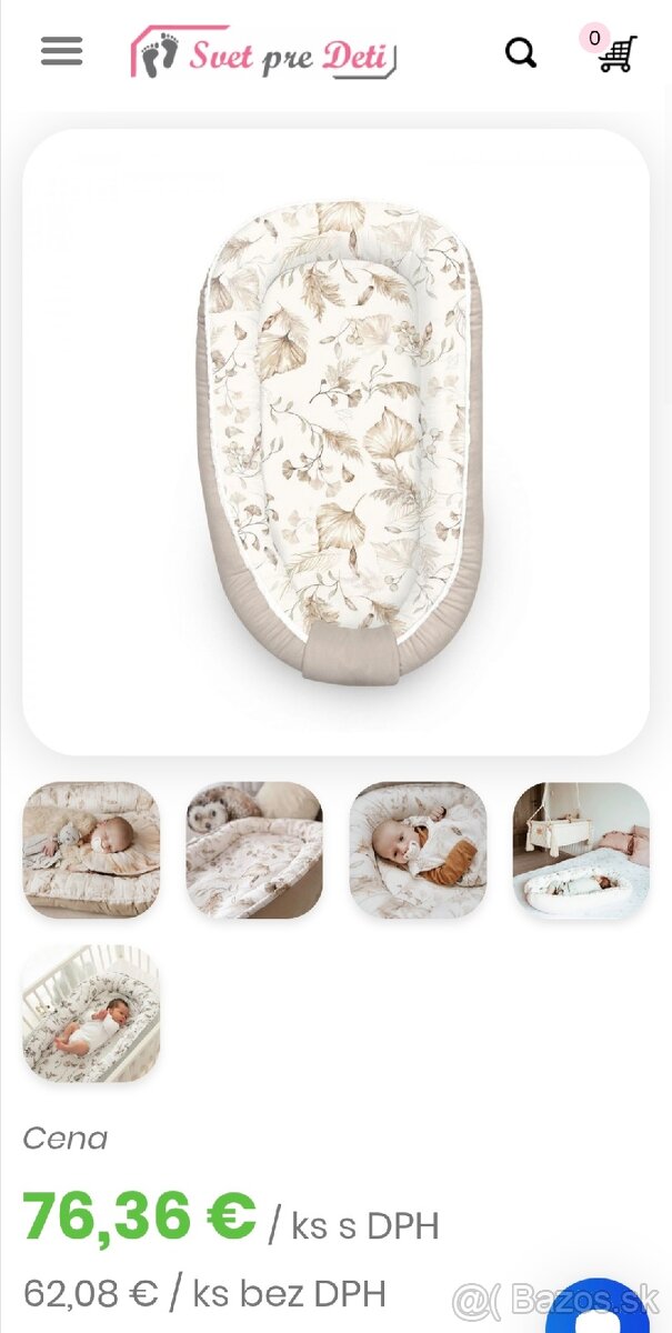 Hniezdo+zavinovačka Baby Steps - 6