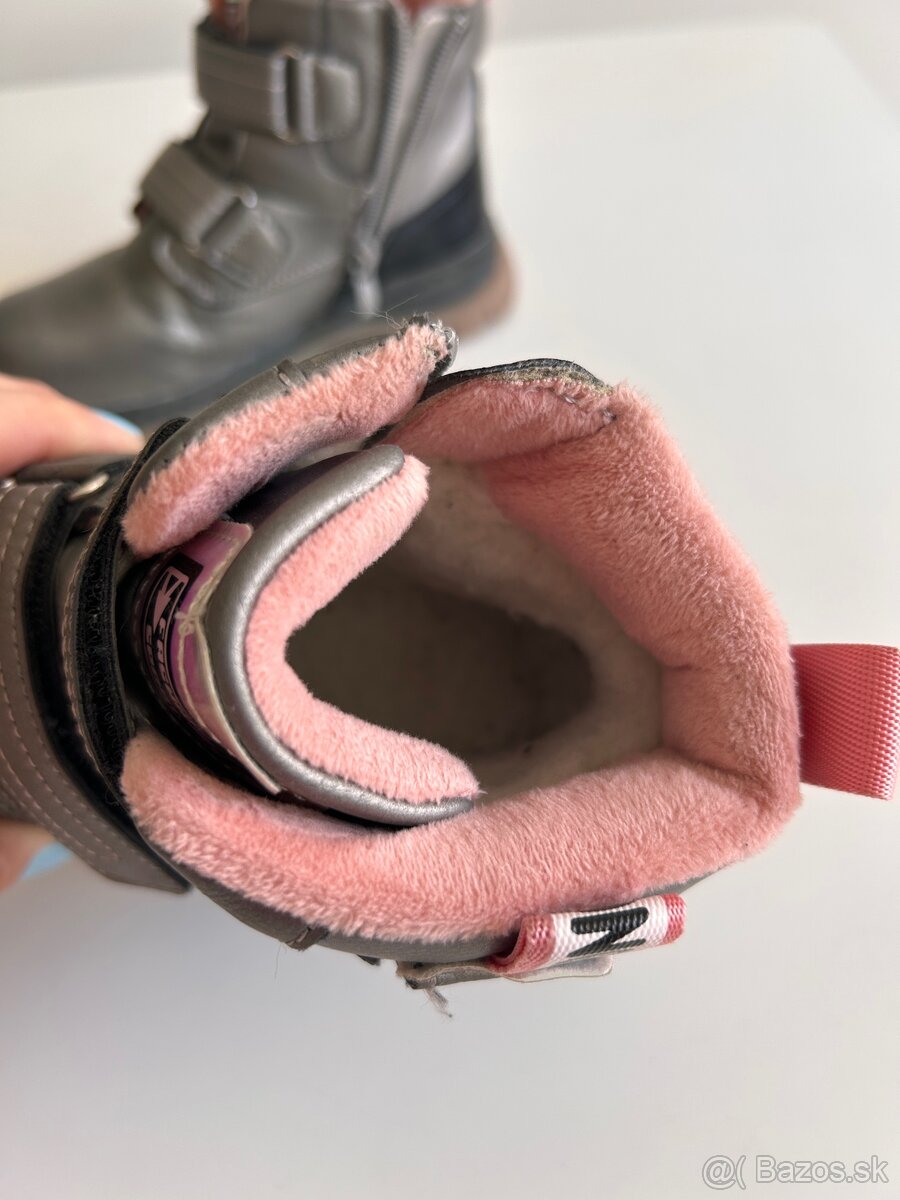 Dievčenské zateplené čižmy 30 - 6