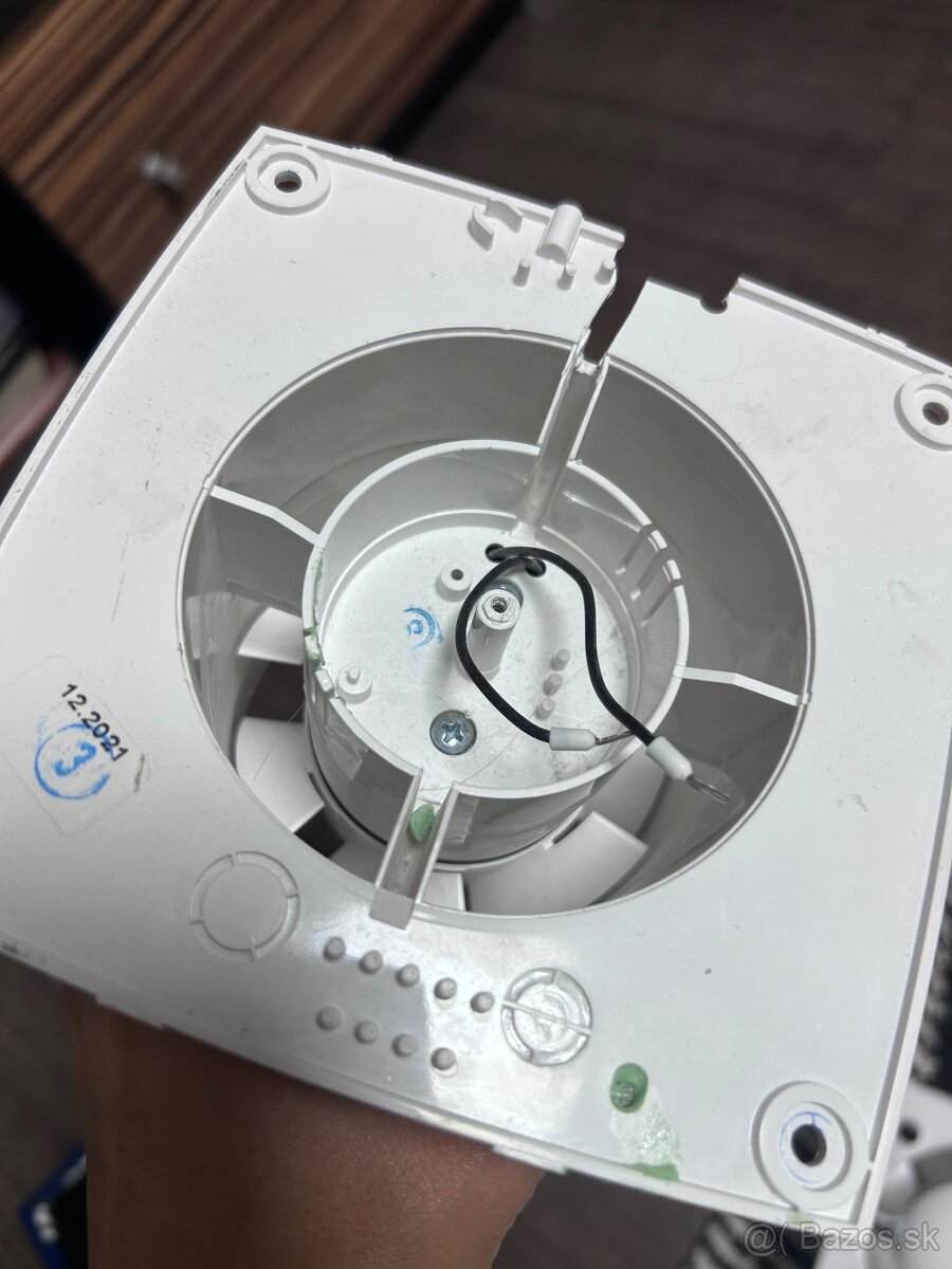 Ventilátor WC Kúpeľňa + predný panel - 6