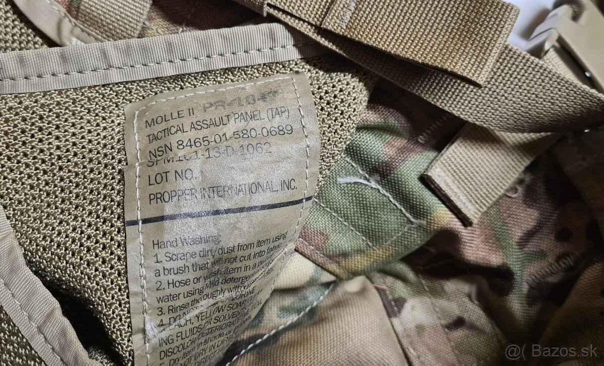 US Army MultiCam Tactical Assault Panel originál, TAP vesta - 6