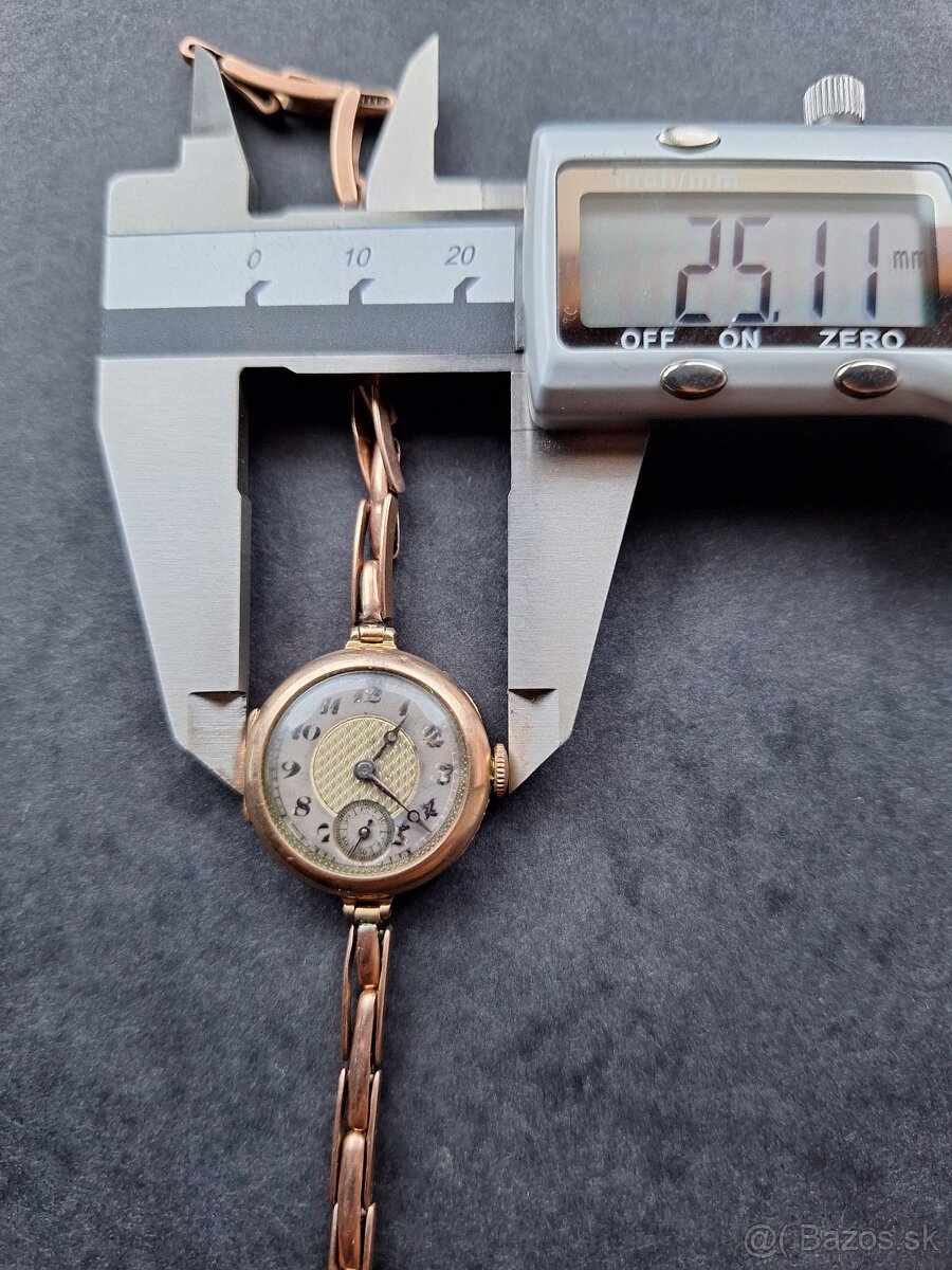 Zlaté dámske hodinky - 6