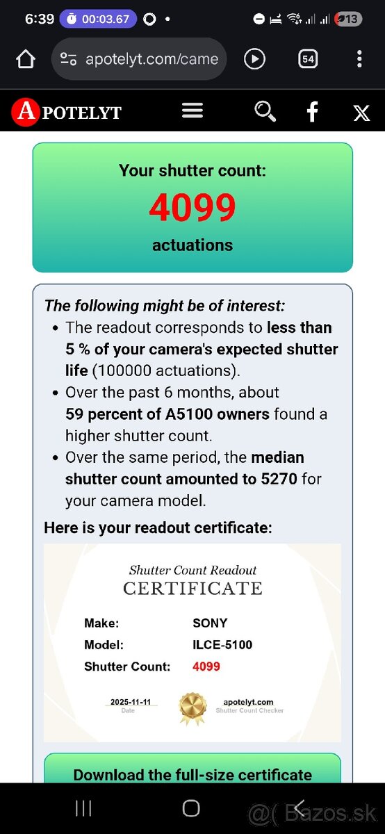 Sony a5100 digitálna bezzrkadlovka - 6