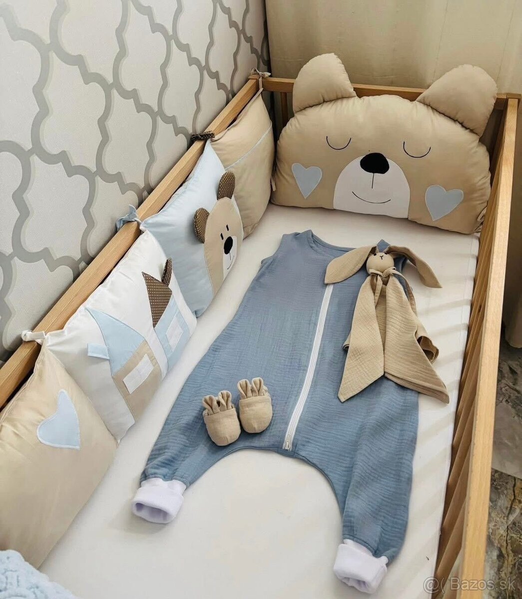 Bavlnený mantinel do postieľky - 6