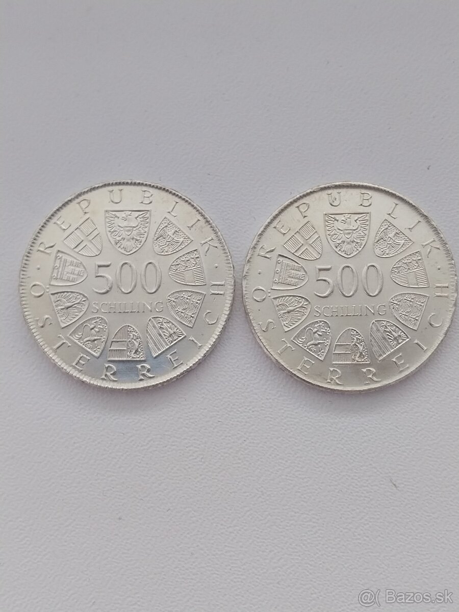 Strieborne mince Rakúska a Kanady - 6