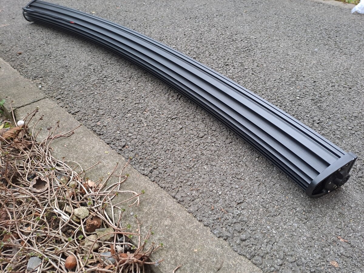 Led rampa 729W - 130cm Zaoblená - 3 radová Homologizovaná - 6