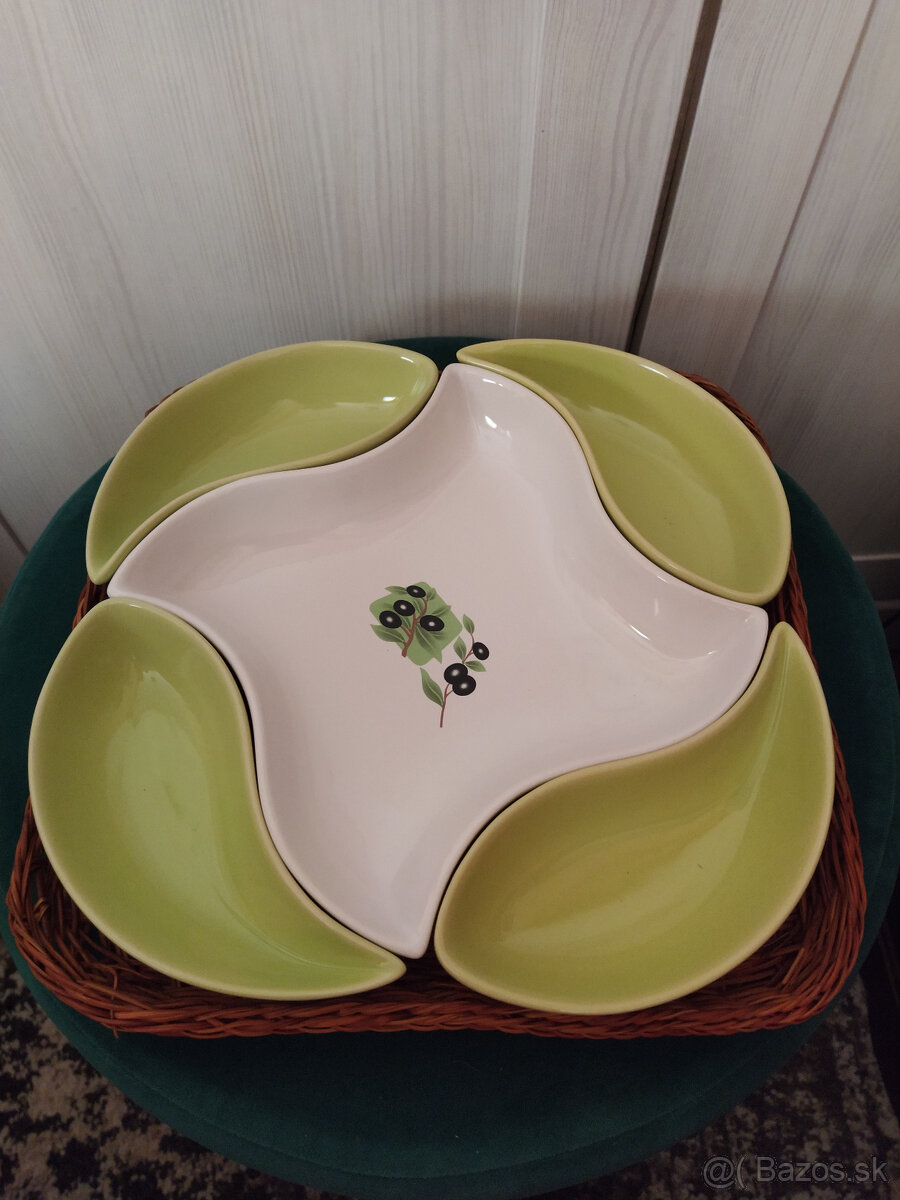 NOVÉ servírovacie misky v košíku (iba osobný odber) - 6