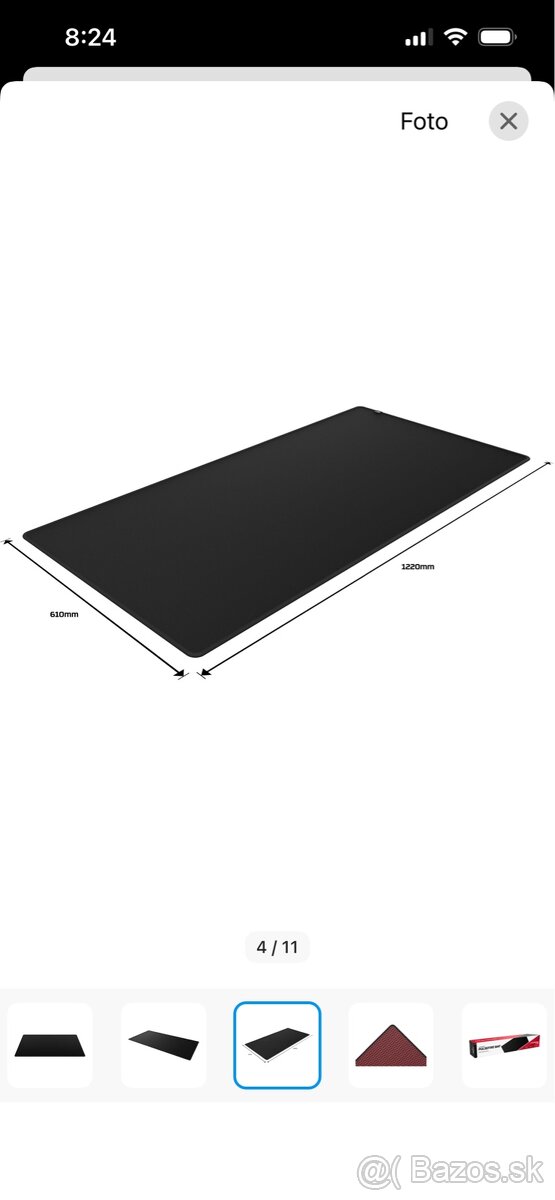 HyperX Pulsefire Mat - 2XL + HyperX Alloy Origins 60 - 6