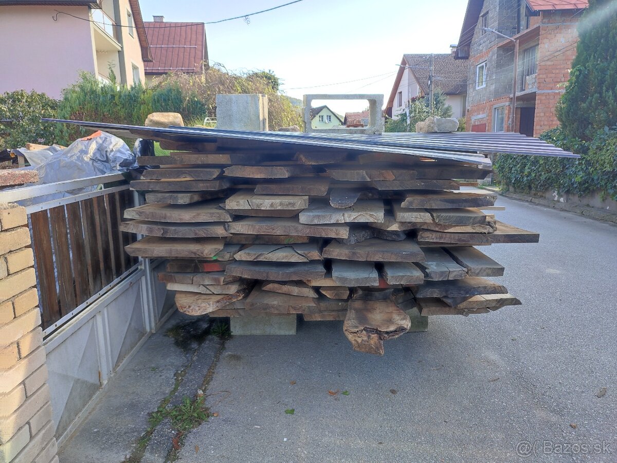 Orechove drevo, rezivo, fosne, dosky, forsty 10 m3 - 6