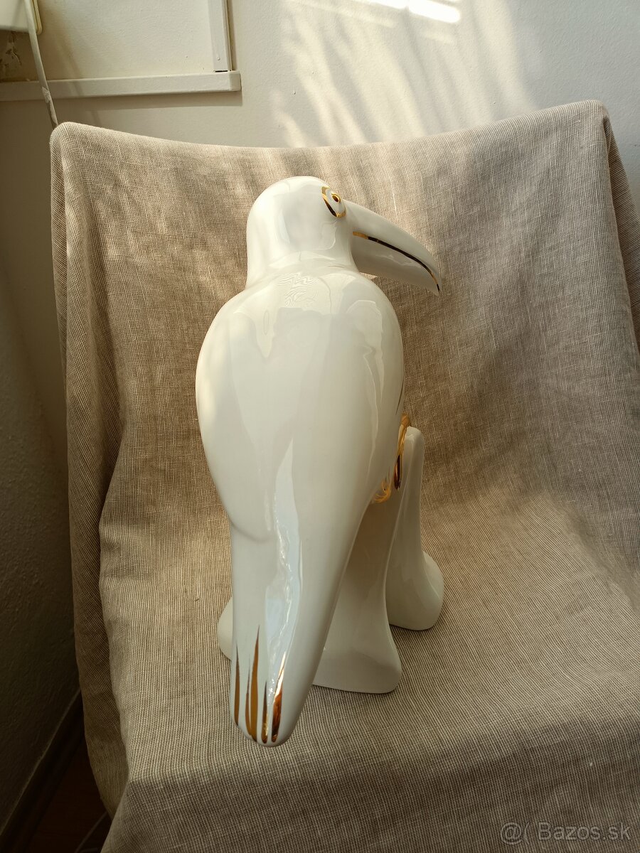 Porcelánová soška Tukan - 6
