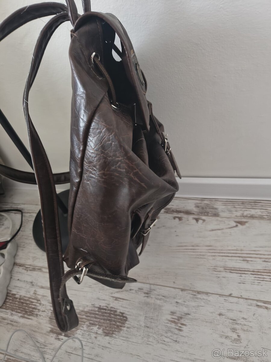 Kožený vintage batoh - 6