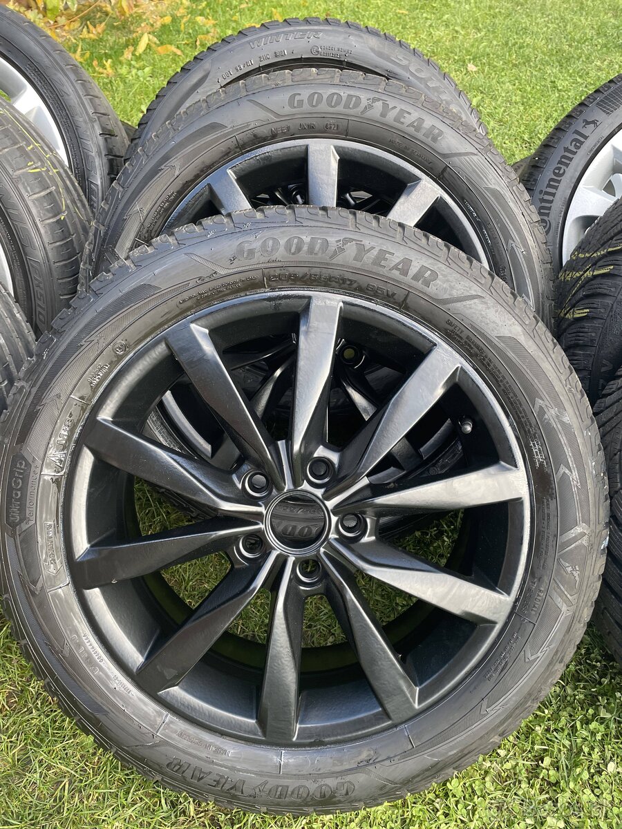 PALAS DIJON TRIFID Orig. skoda VW alu disky R17 5x112 225 - 6