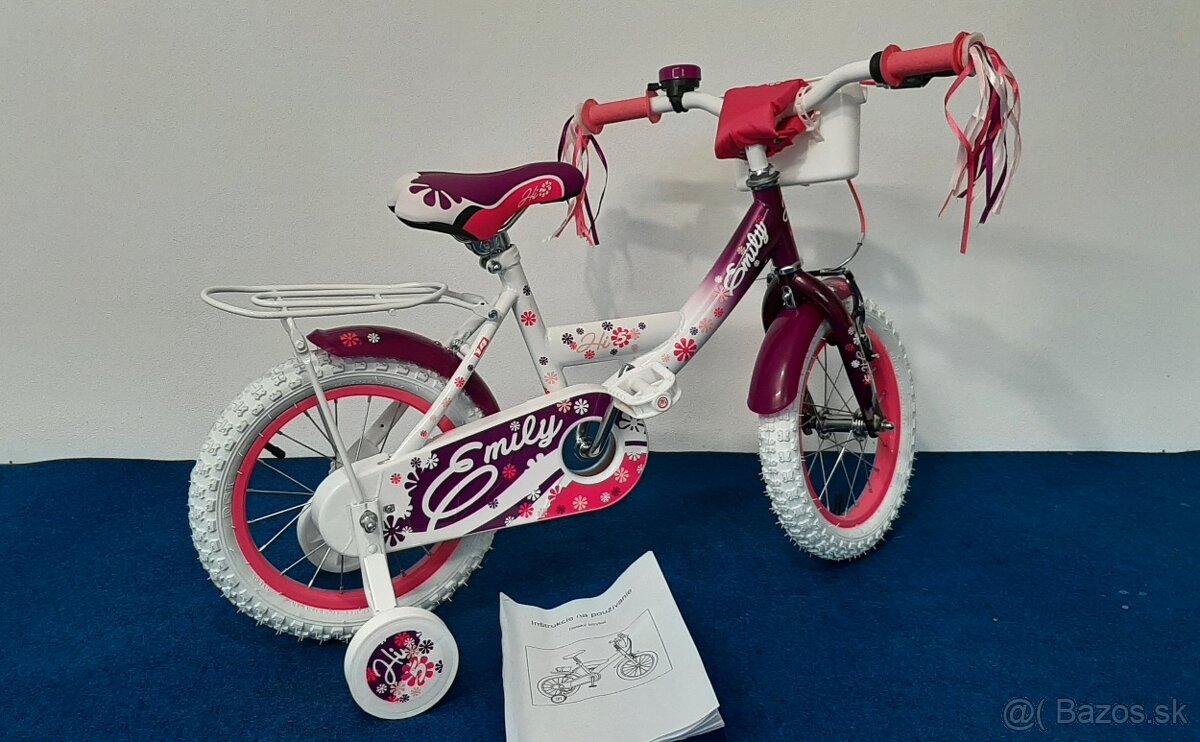 Detský bicykel 14 Pink - 6