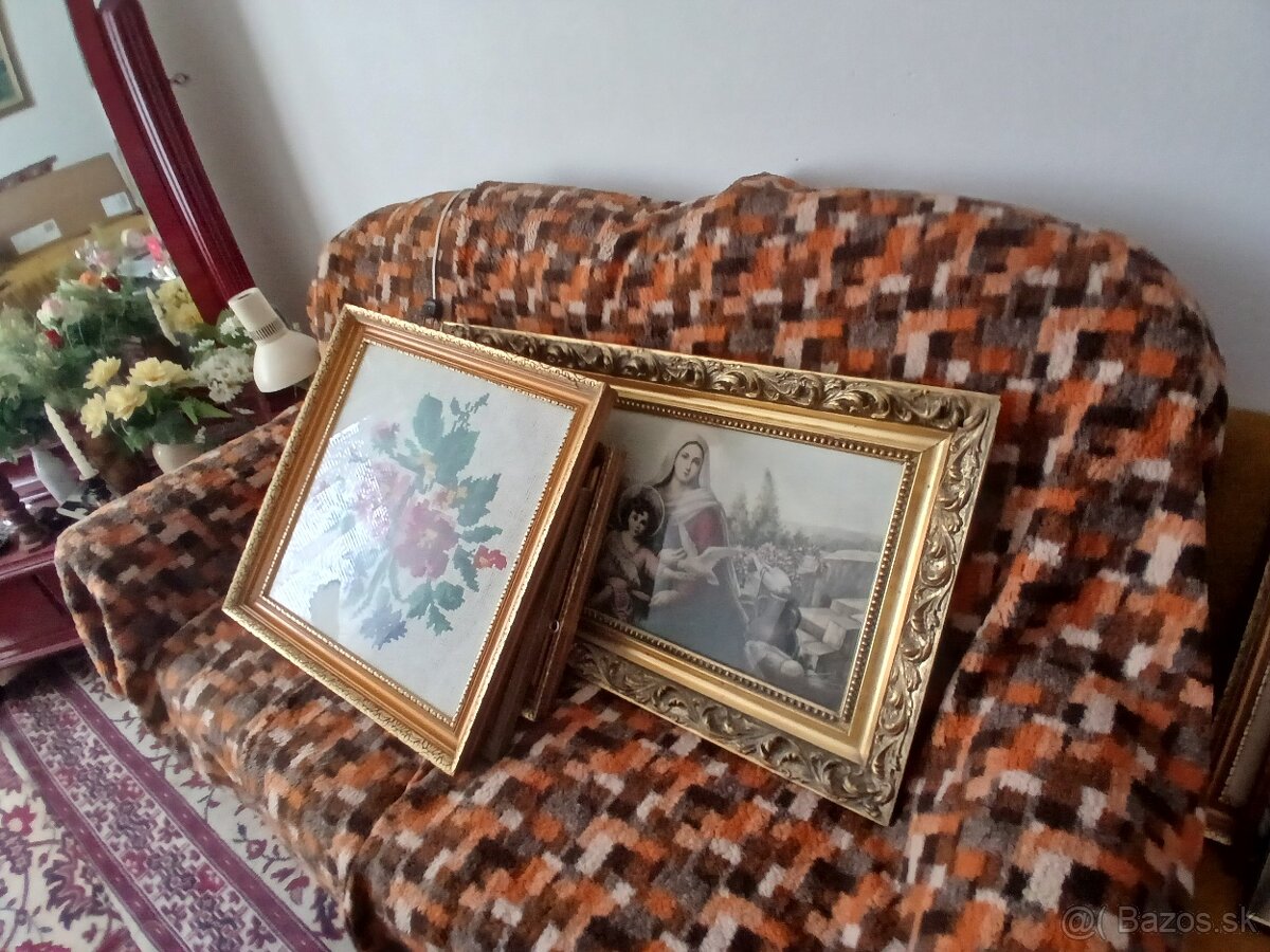 Stare obrazy / staré rámy - 6