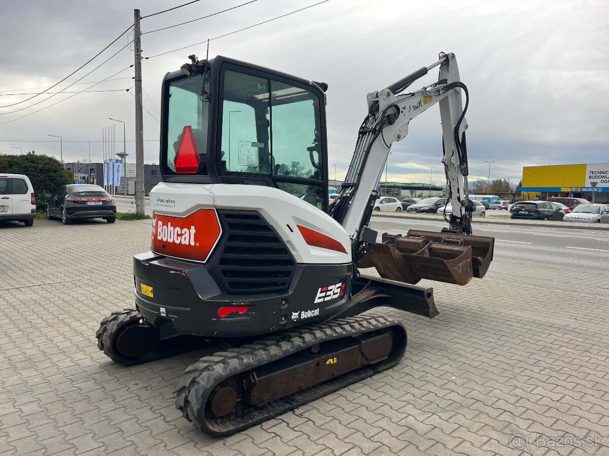 Minibager minirypadlo Bobcat E35z, Powertilt Kubota CAT - 6