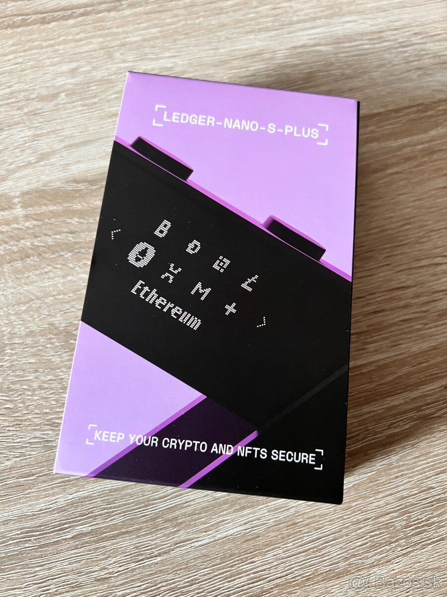 Predám LEDGER NANO S-PLUS Matte Black - 6
