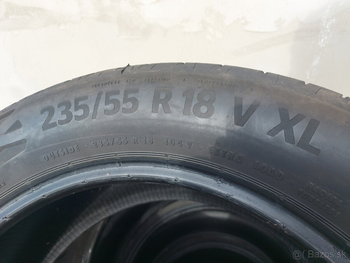 4ks NOVÉ letné 235/55 r18 104 V CONTINENTAL, DOT2025 - 6