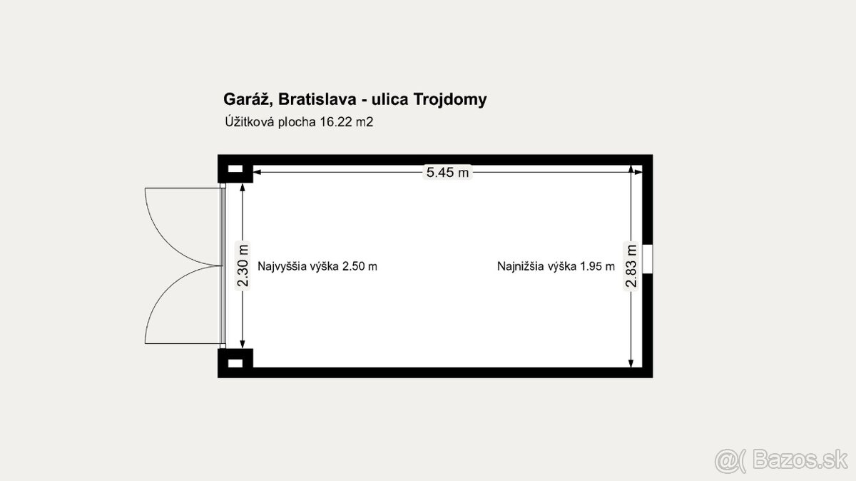 Garáž po rekonštrukcii - Bratislava - Trojdomy (Nové Mesto) - Pohľad 6