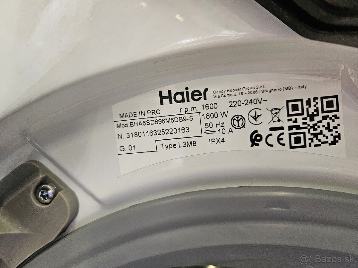 Vstavaná práčka so sušičkou Haier - 6