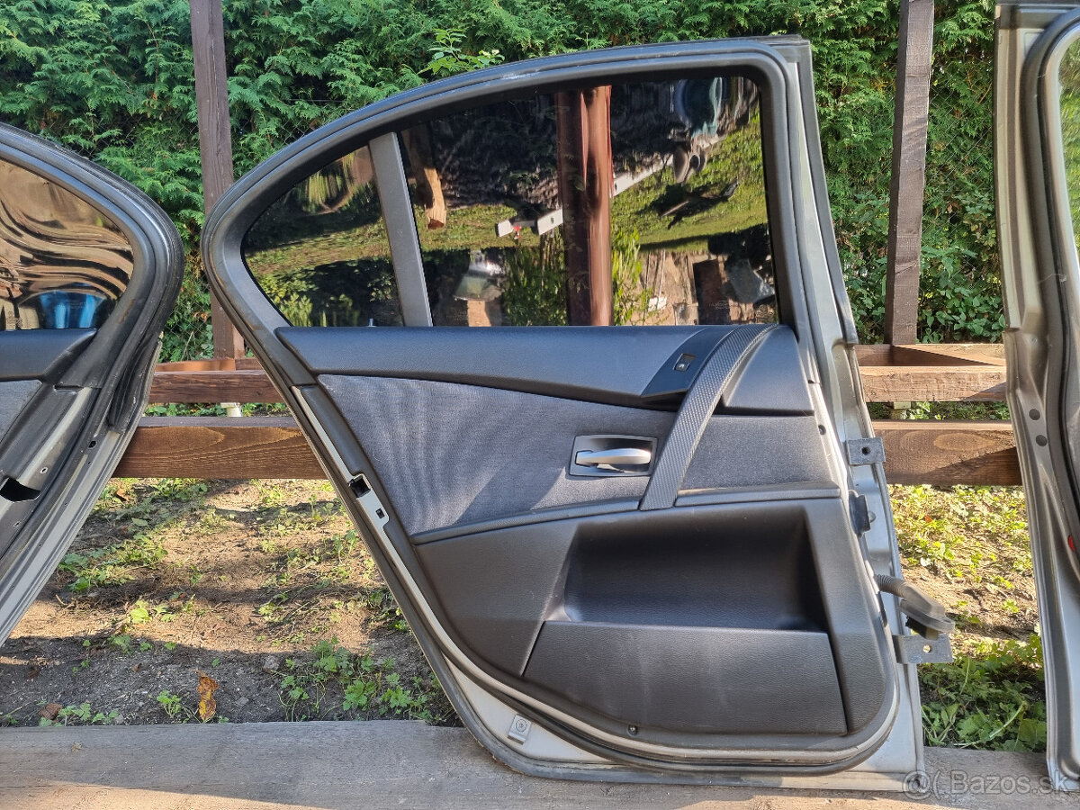 Predám dvere BMW E60 - strieborná metalíza - 6