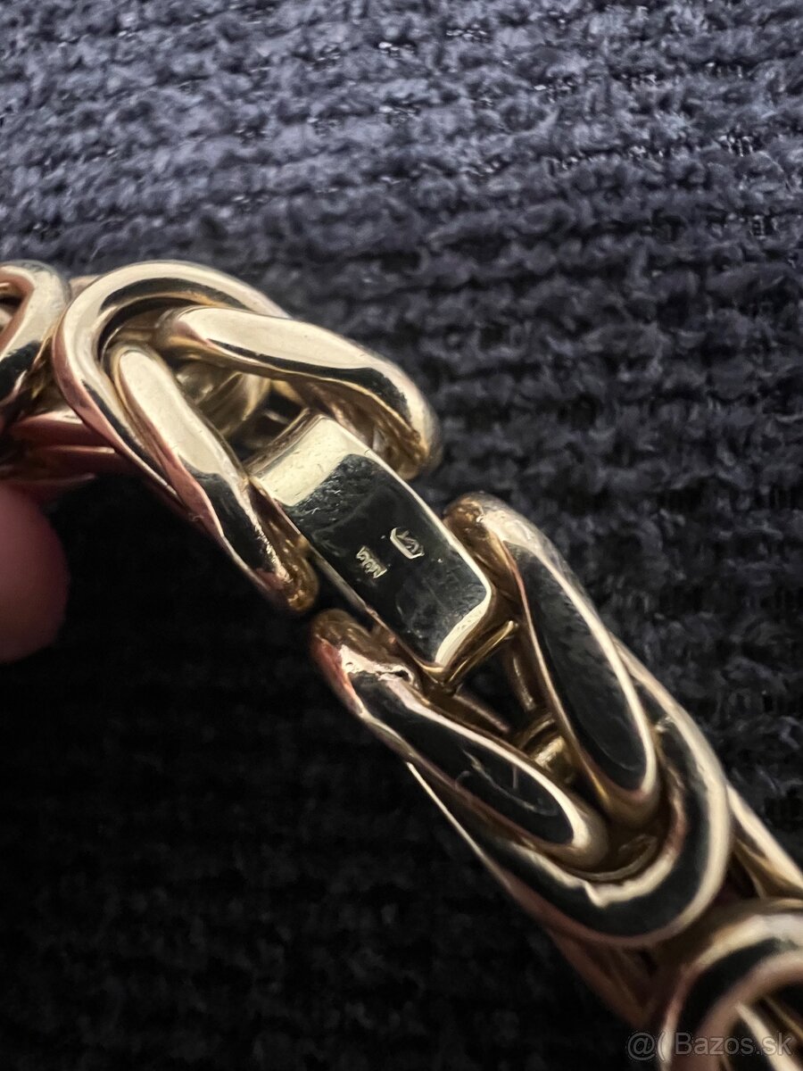 Predám zlatu retiazku 102g 14K 585 - 6