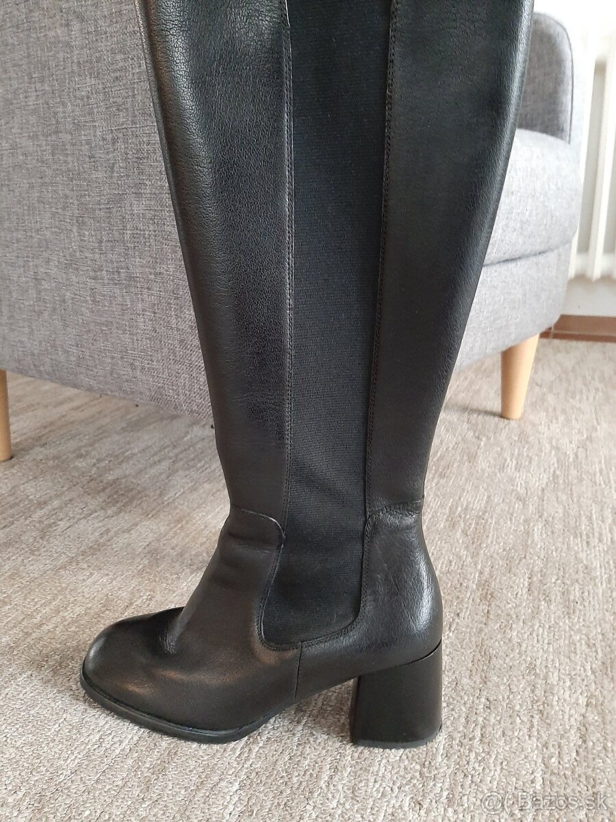 Kožené zateplené čižmy Rieker vel.39 - 6
