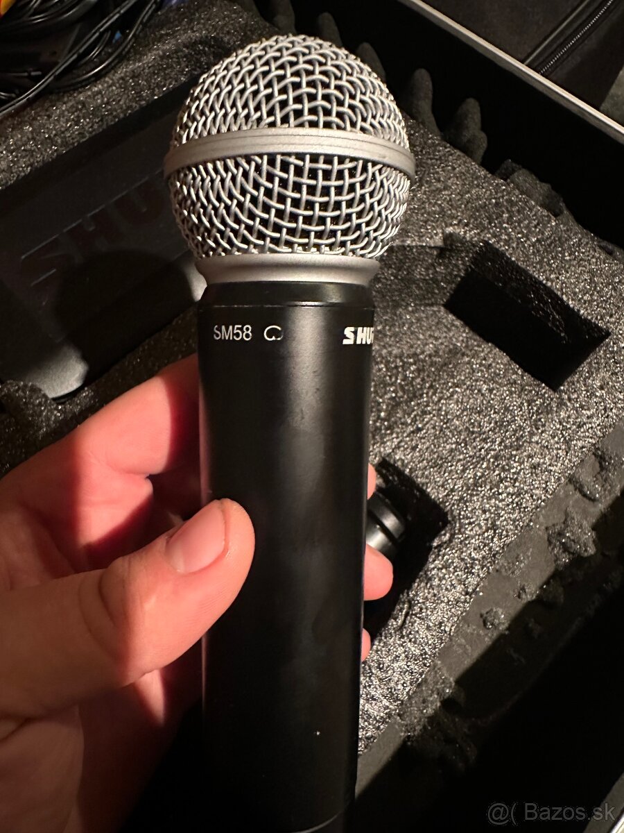 Bezdrôtove mikrofony Shure SM 58 - 6