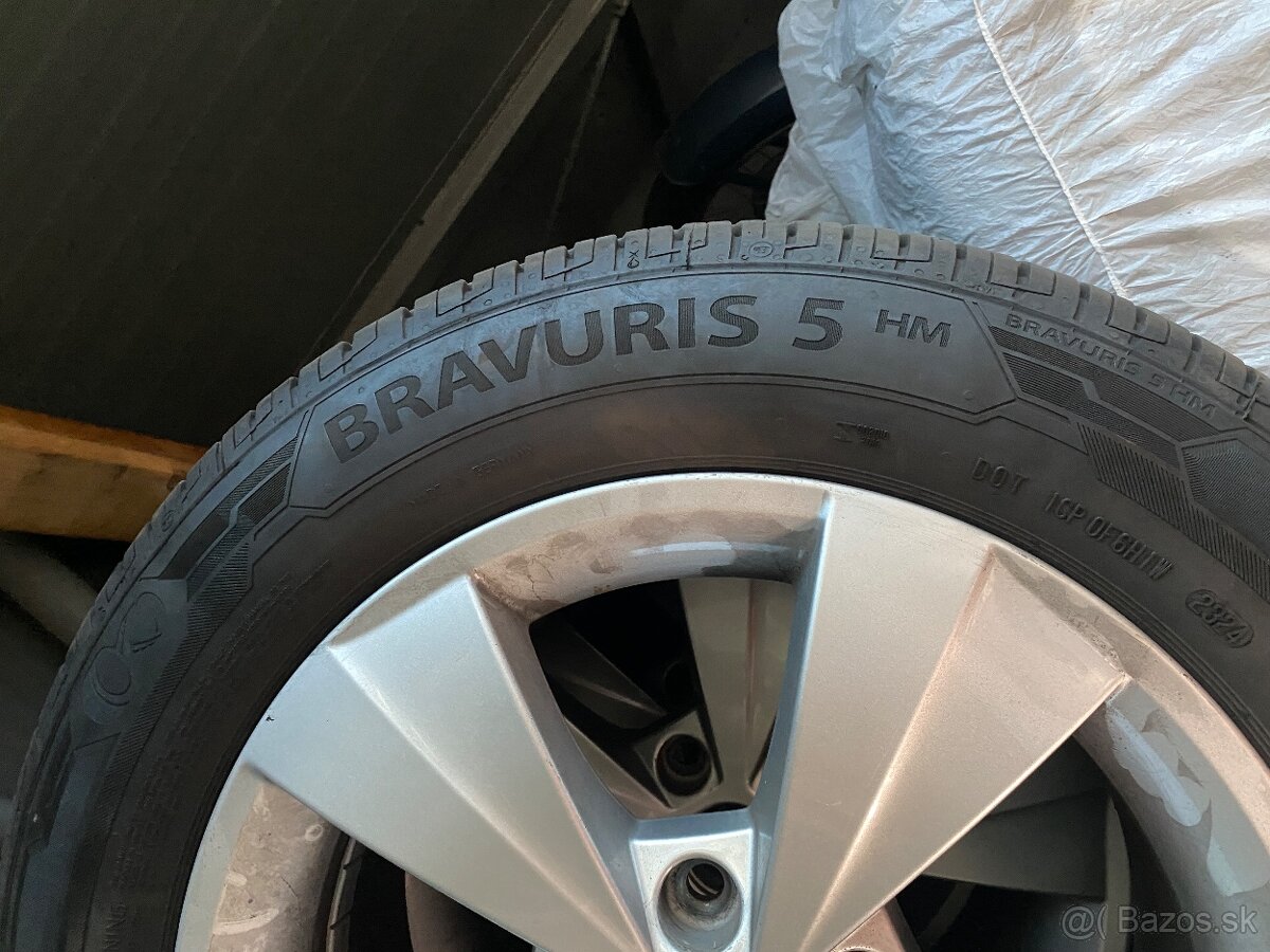 Hliníkové disky aj pneumatikami Octavia 4, 205/60 R16 - 6