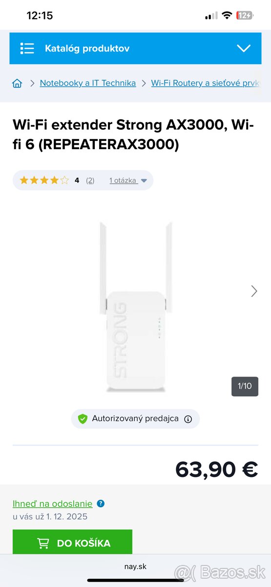 Zosilňovač wifi Strong AX3000 - 6