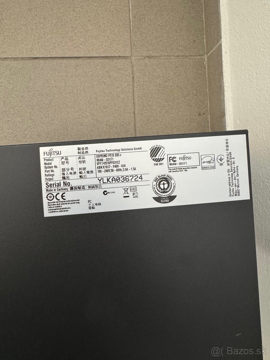 Fujitsu Kancelársky PC Windows 10 PRO - 6