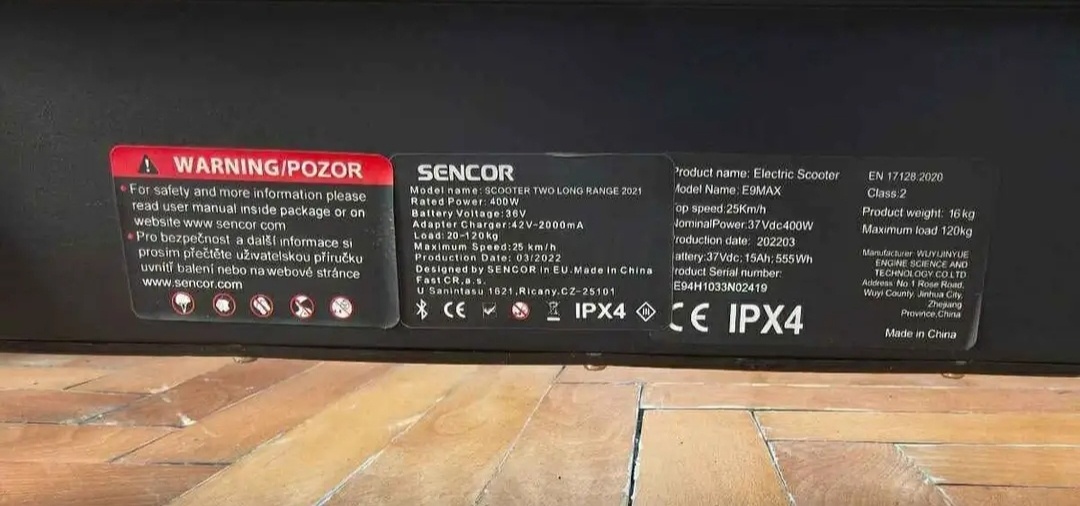 Elektrická kolobežka - Sencor scooter two long range - 6