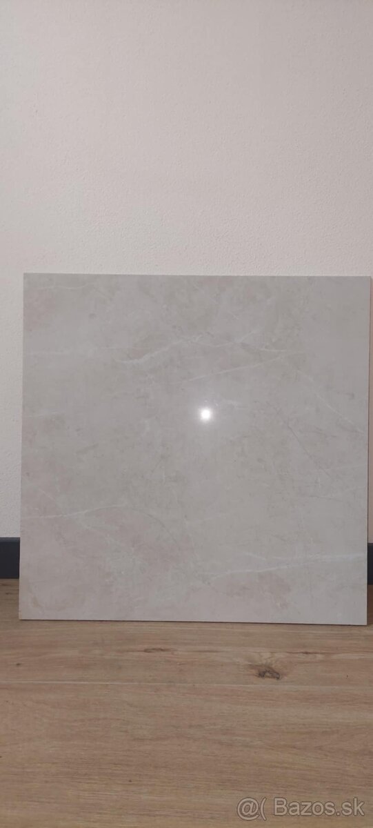 Lesklá gresova dlažba CREAM 60x60cm - 6