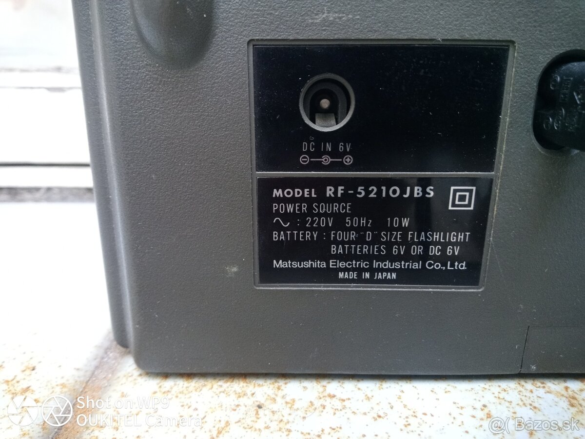 National Panasonic model RF5210 JBS - 6