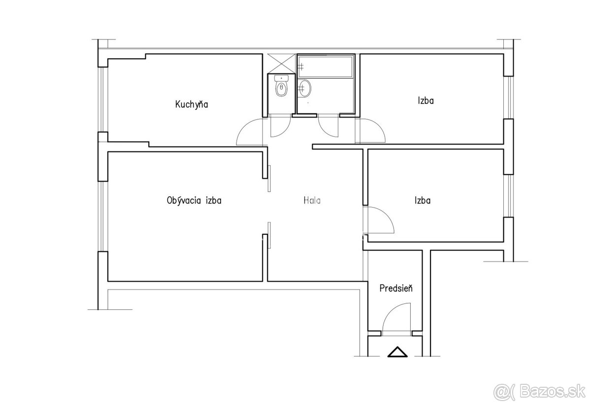 Priestranný byt v centre mesta Púchov - 6